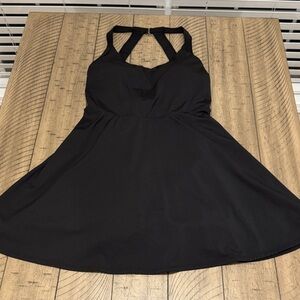 HALARA Chic Black Backless Dress
